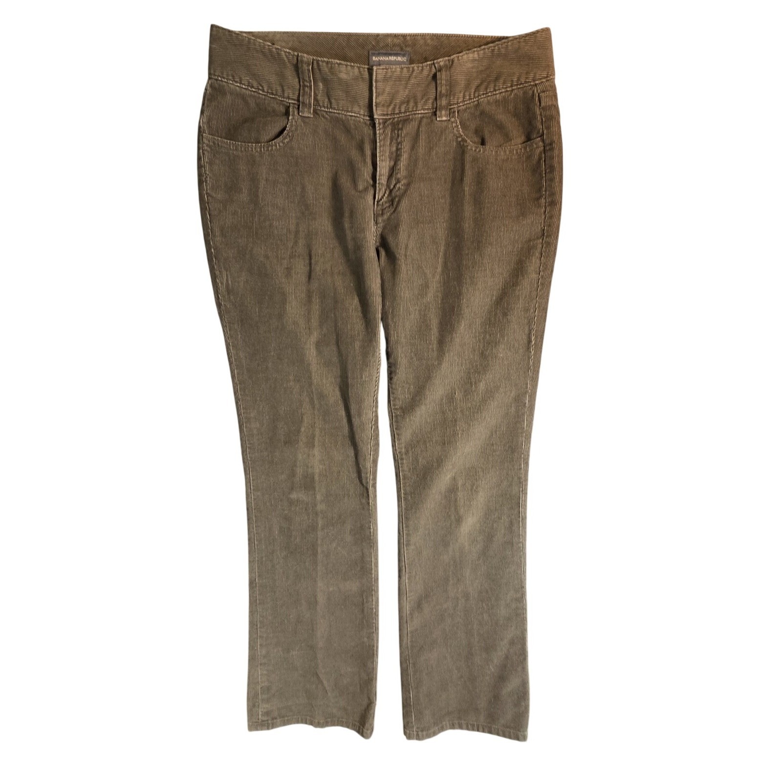 Banana Republic Womens Jeans Brown 10 Corduroy Cotton Blend